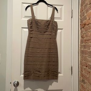 BCBG taupe dress Size 8